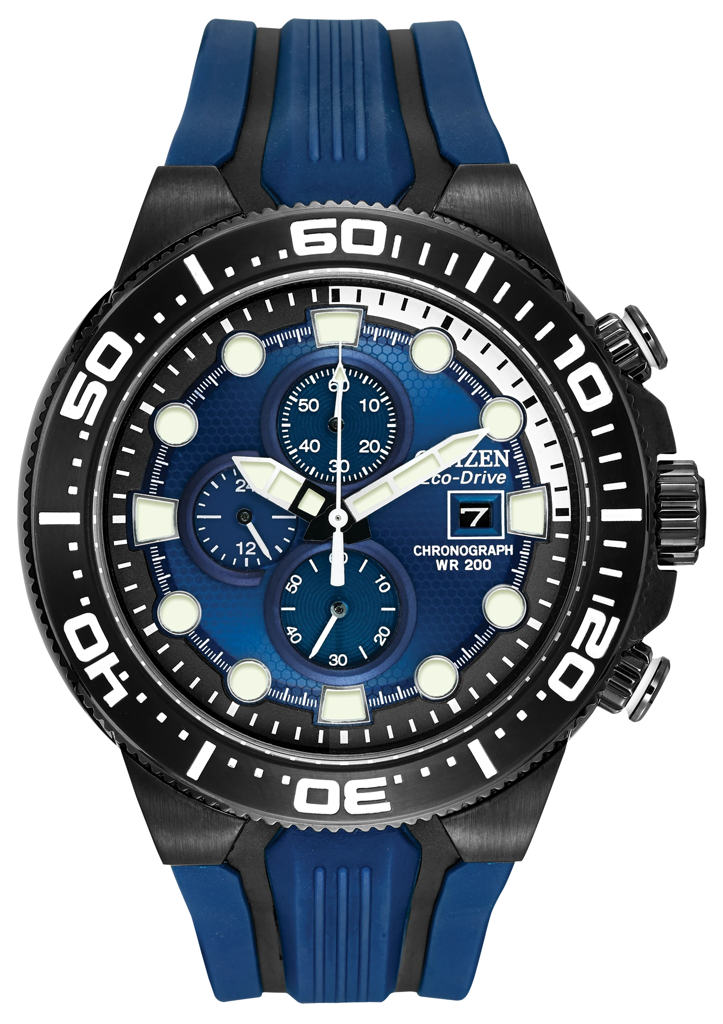 Scuba Fin Blue Dial Polyurethane Strap CA0515-02L | CITIZEN